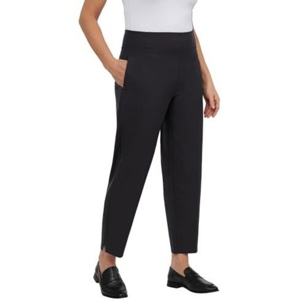 KIRKLAND Women XLarge 4-Way Stretch Pull-on Elastic Waist Ankle Pants 27" Inseam